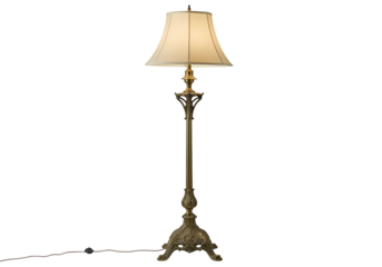 Elegant antique floor lamp for upscale interiors