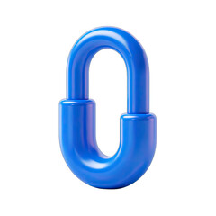 Blue rounded link icon