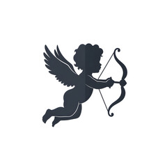 Fototapeta premium Iconic Cherubic Archer Design for Valentine's Day Celebration Graphics