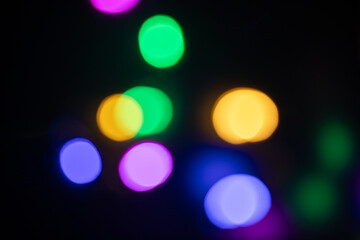abstract background of colorful bokeh lights,bokeh colorful lights on black background,light leak overlay effect with rainbown bokeh ,Christmas xmas bokeh backgrou,glitter bokeh sparkles lights