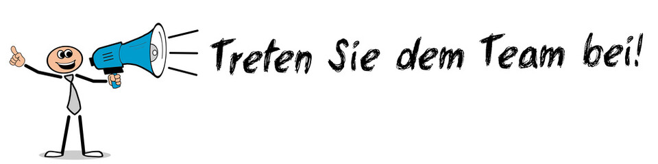 Treten Sie dem Team bei!