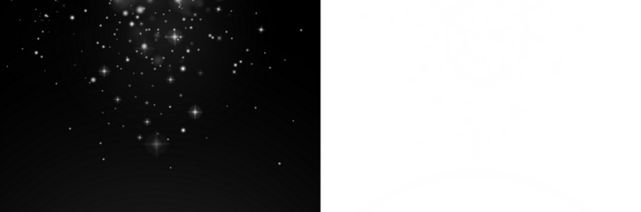 starry panel mask, dual layer design featuring luminous stars and