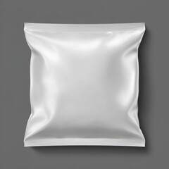 梱包用の空きスペースがある正方形のポーチのモックアップ