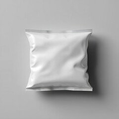 梱包用の空きスペースがある正方形のポーチのモックアップ