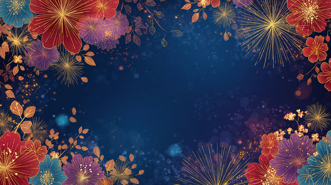 新春セールやキャンペーン用のポスターやバナー素材