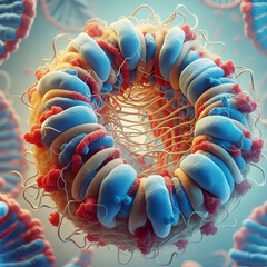Unraveling the Spool: A 3D View of DNA Coiling