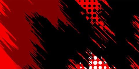abstract red and black grunge background design
