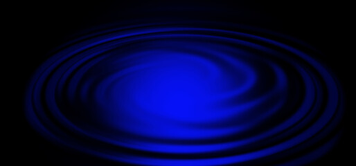 black and blue background. Gravitational waves are blue. High quality photo