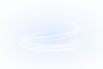 Discover enchanting Sleek Swirling Sparkle Effects on a Clear Blue Background, ideal for designs and media