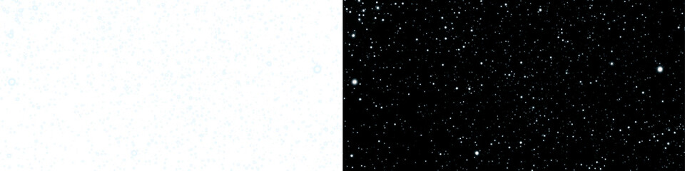 A PNG overlay of a starry night sky with a transparent background, ideal for enhancing your photography projects