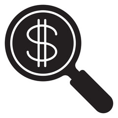 money search solid icon
