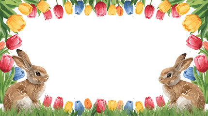 easter eggs border
