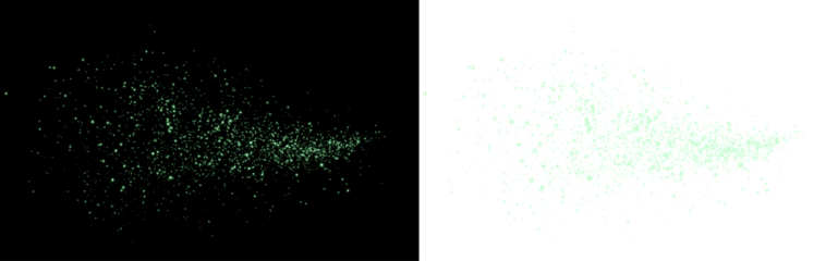 illuminated digital stream of information flowing through hightech animated interface