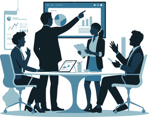 A business illustration vector