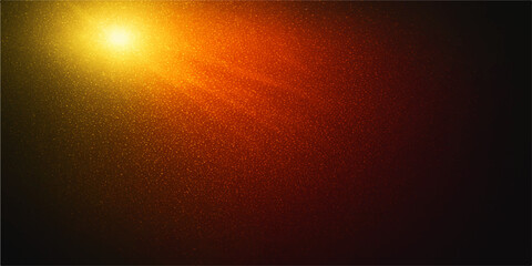 Abstract warm glowing light emanating from a bright yellow sunburst on a textured dark background