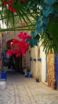 Beautiful view from the medina of Bizerte, Tunisia