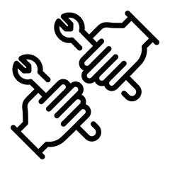 teamwork repair icon