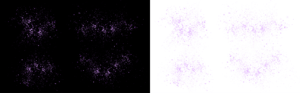 vibrant visuals enhance festival ambiance, bright particles create lively performance