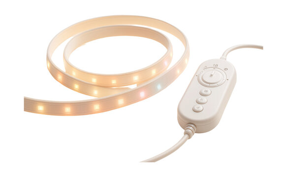 LED strip lights with a timer, ideal for nurseries as a gentle, scheduled night light.
