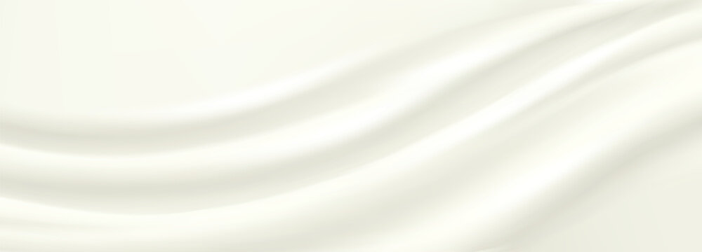 Vanilla cream liquid background with smooth dripping dessert flow.