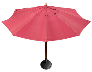 Top view red umbrella © Ratchapon