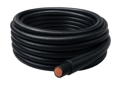 UV-resistant outdoor electrical wire for homes, built to endure direct sunlight.