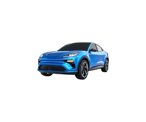 Obraz premium blue sports car