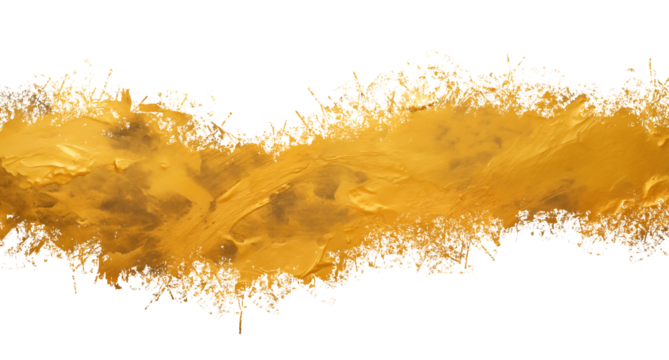 Gold Foil Acrylic Brush Stroke element - Powered by Adobe