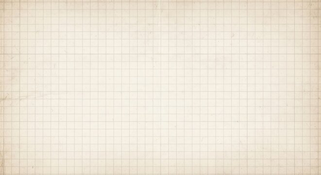 Vintage grid paper background isolated PNG with Transparent Background