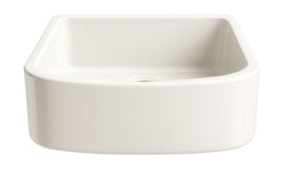 Built-in fireclay sink with a smooth apron, ideal for traditional cottage kitchens.