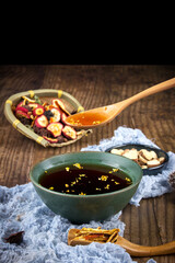 Traditional Chinese Suanmeitang Sour Plum Drink