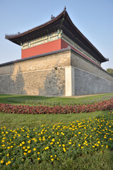 Historic landmark of Temple of Heaven, complex of imperial religious Confucian buildings in Beijing, China