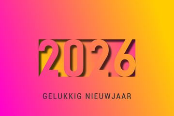 2026 - gelukkig nieuwjaar 2026