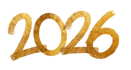 Golden Metallic Brushstroke 2026