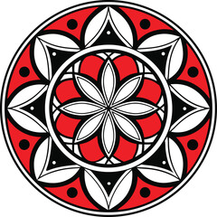 Mandala Pattern Stencil doodles sketch