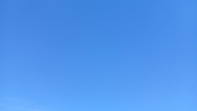 clean and clear deep blue sky with no clouds, perfect for background use