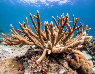 Underwater coral reef