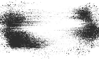 Abstract black brush texture with hand drawn grunge design. Rough paint brushstroke with artistic grunge texture