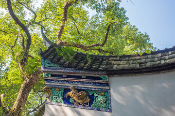 Detailed Close Up Of Fuzhou Folk Architecture