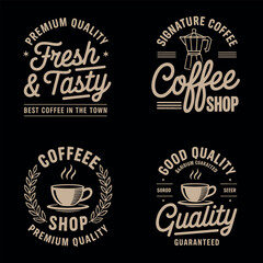 Coffee typography vector t-shirt design print