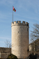 Burgturm in Regensberg, Kanton Z&uuml;rich, Schweiz