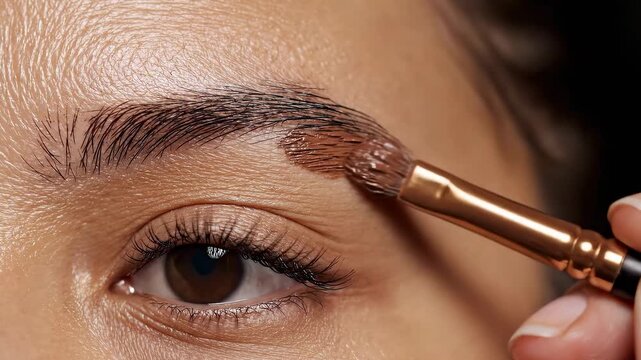 Watch as an expert demonstrates a step-by-step method for applying eyebrow makeup. This easy technique helps achieve a natural appearance for everyday wear or special events.