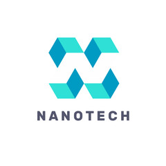 Vector logo design template for business. Letter N