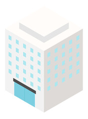 High-rise building  illustration.