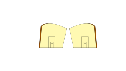 Closed house door with key icon for home or property illustration