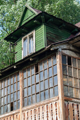 Vorohta Carpathian Mountains Landscape with Historic Viaduct and Traditional Wooden Architecture