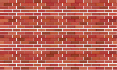 Seamless brick wall texture pattern vector illustration