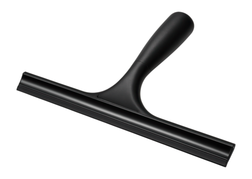 Rubber-blade squeegee for efficiently cleaning large sliding glass doors. - Powered by Adobe