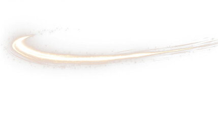 Abstract PNG overlay featuring a dynamic golden light swirl on a transparent background, ideal for creative projects and enhancing visual storytelling with vibrant energy