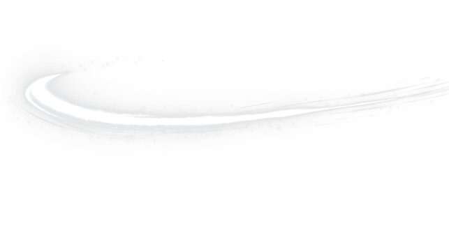 Abstract white PNG overlay with smooth flowing curves and soft gradients, perfect for enhancing designs, backgrounds, and creative projects with a touch of elegance